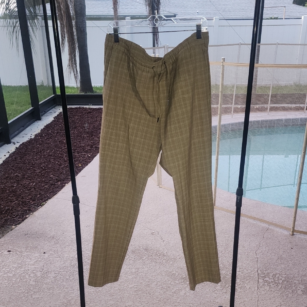 H&M Tan Chinos Classic Straight-Leg